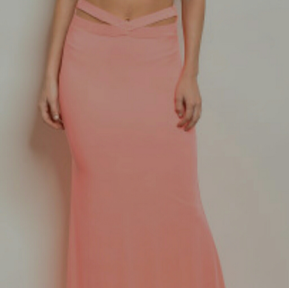 Lounge sleep wear. Peach Maxi